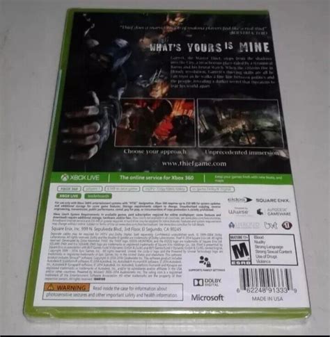 Thief (Microsoft Xbox 360, 2014) for sale online 